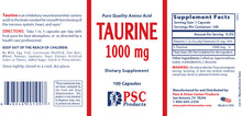 Load image into Gallery viewer, Taurine 1000