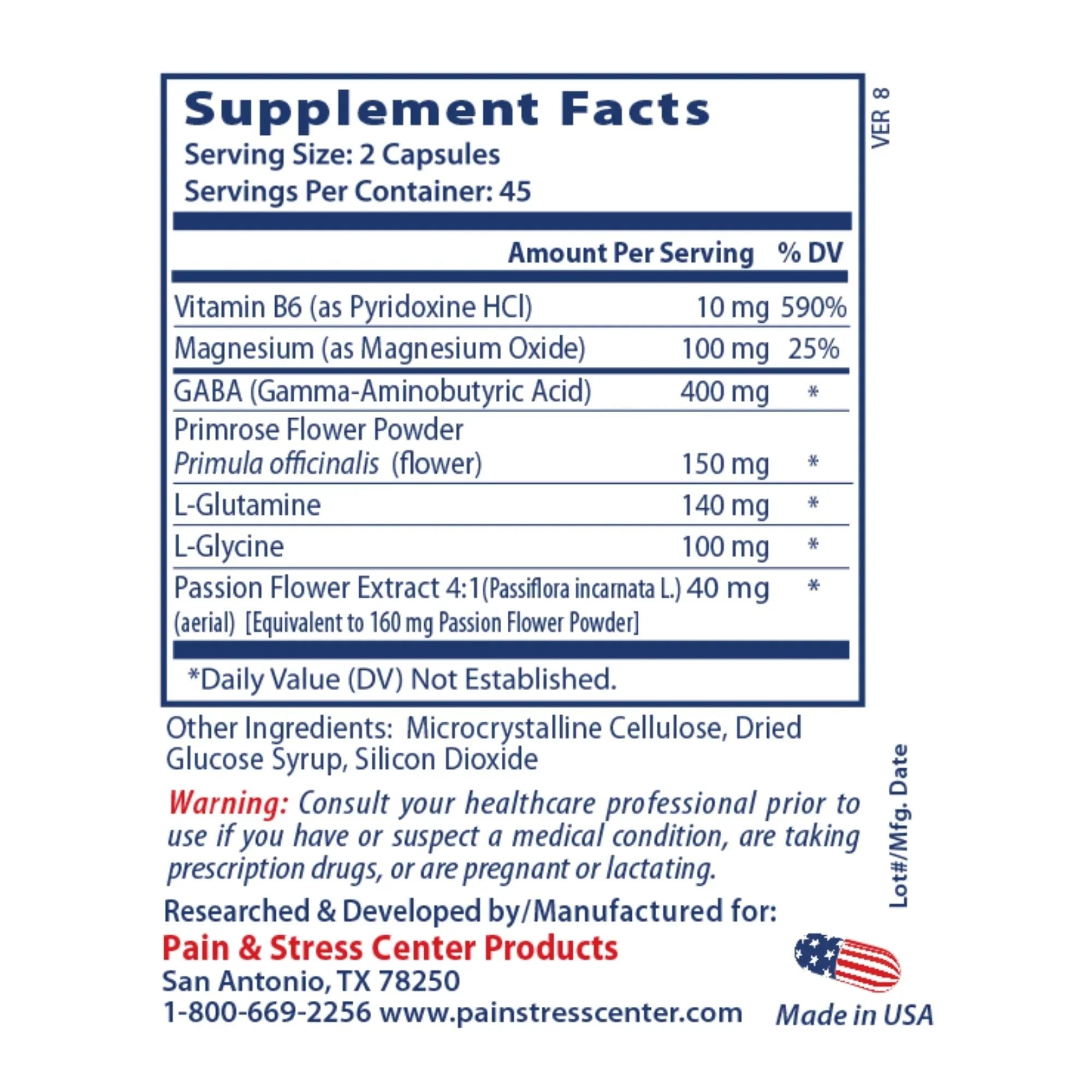 Anxiety Control 24® - Natural Anxiety Stress Support - Pain & Stress Center