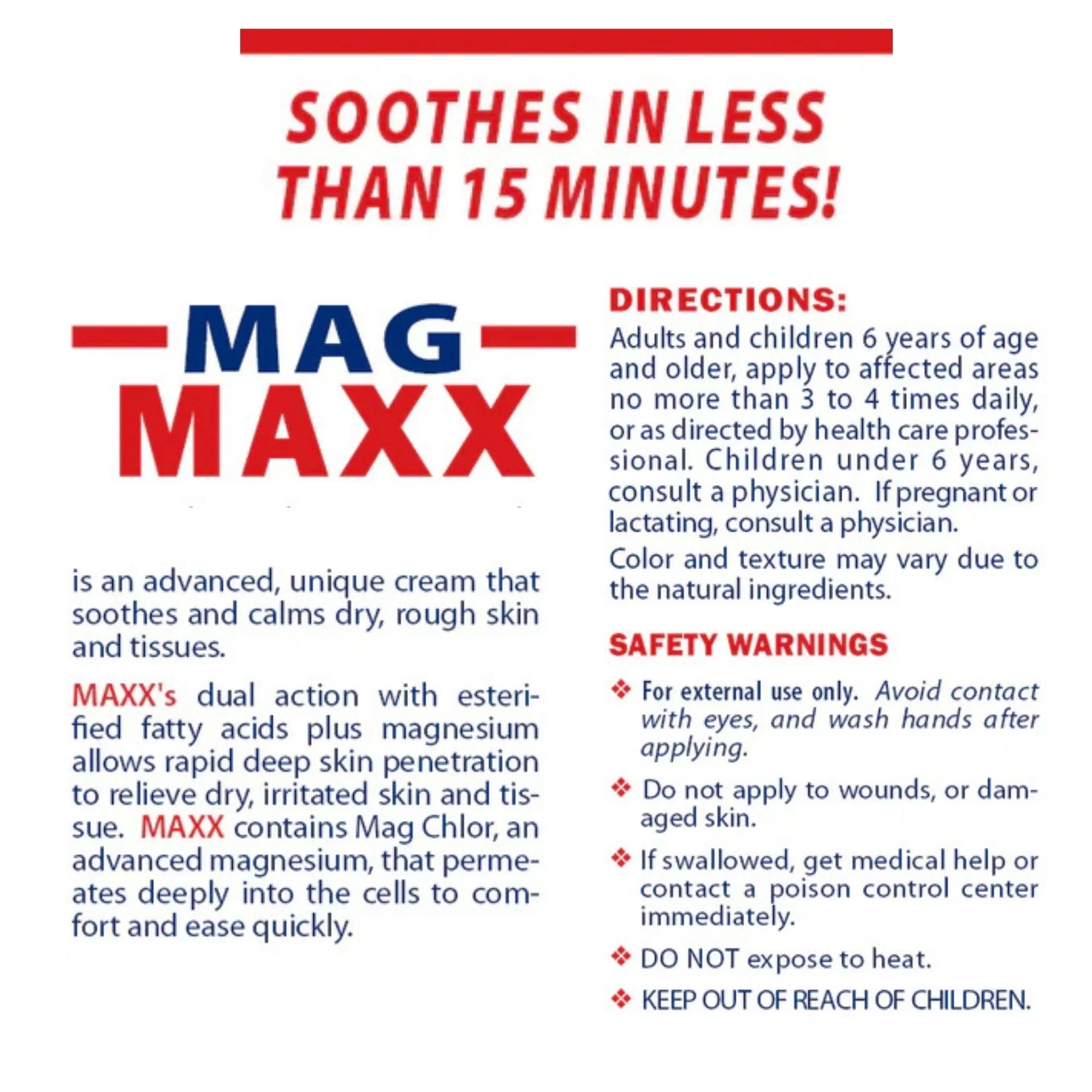 Mag Maxx™ Cream - Pain & Stress Center