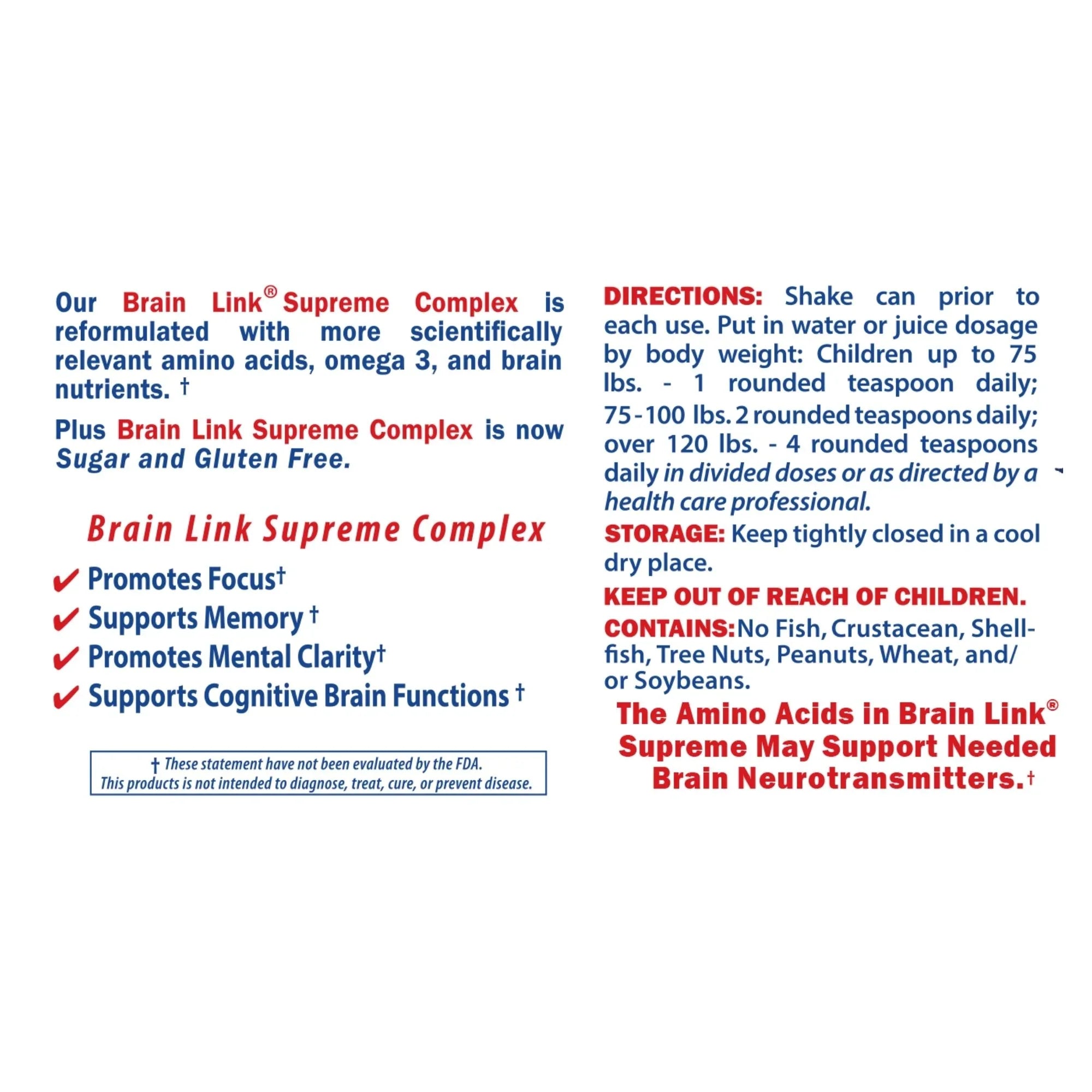 Brain Link Supreme Complex® - Pain & Stress Center