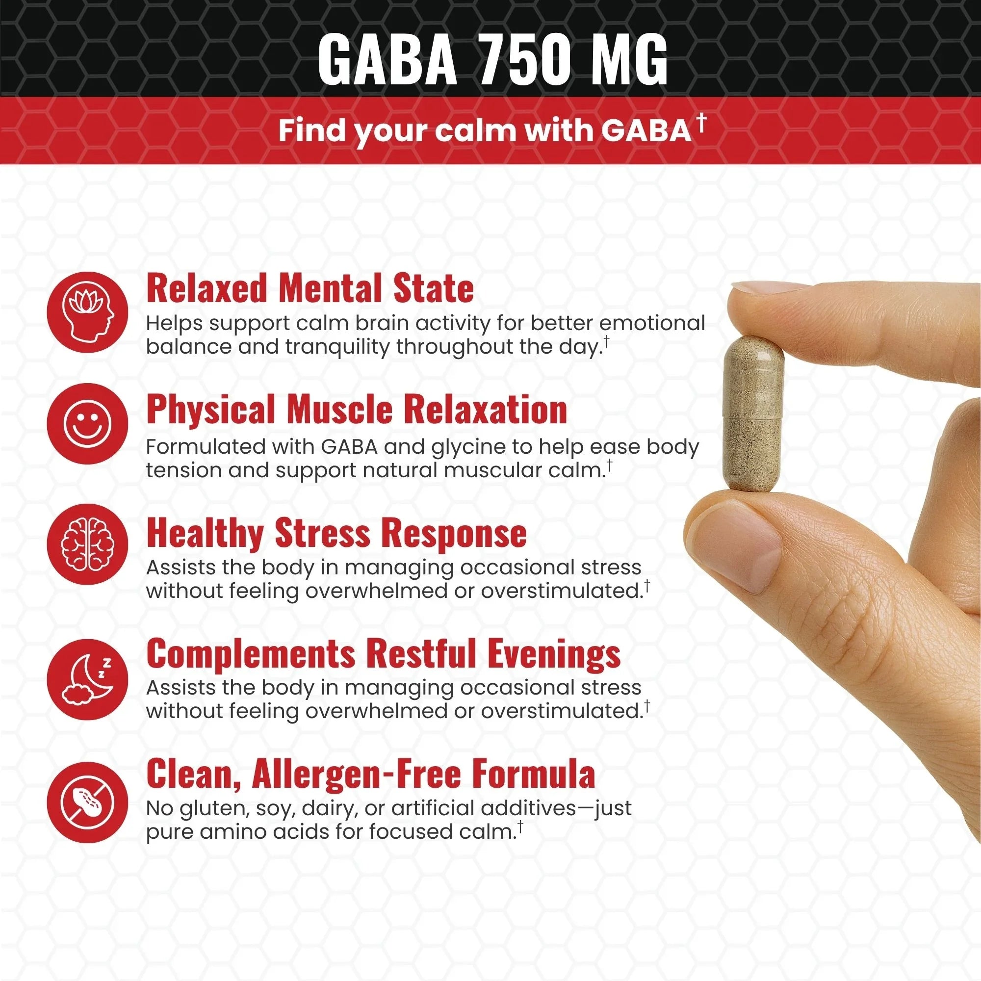 GABA 750 mg - Pain & Stress Center