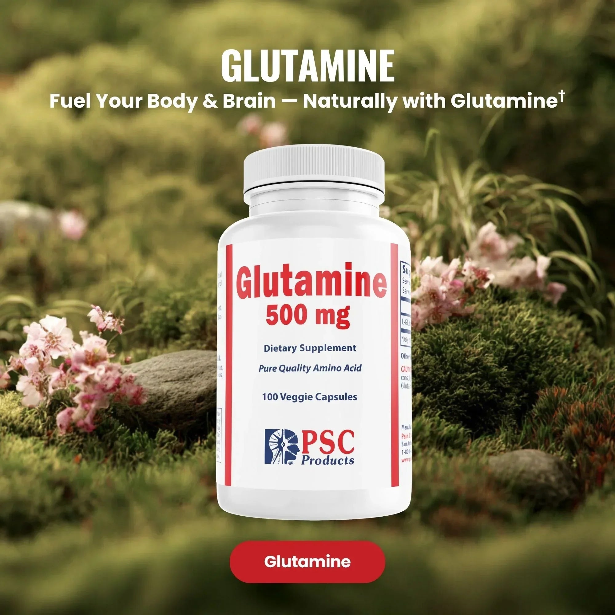 Super Glutamine 1000 Powder - Pain & Stress Center