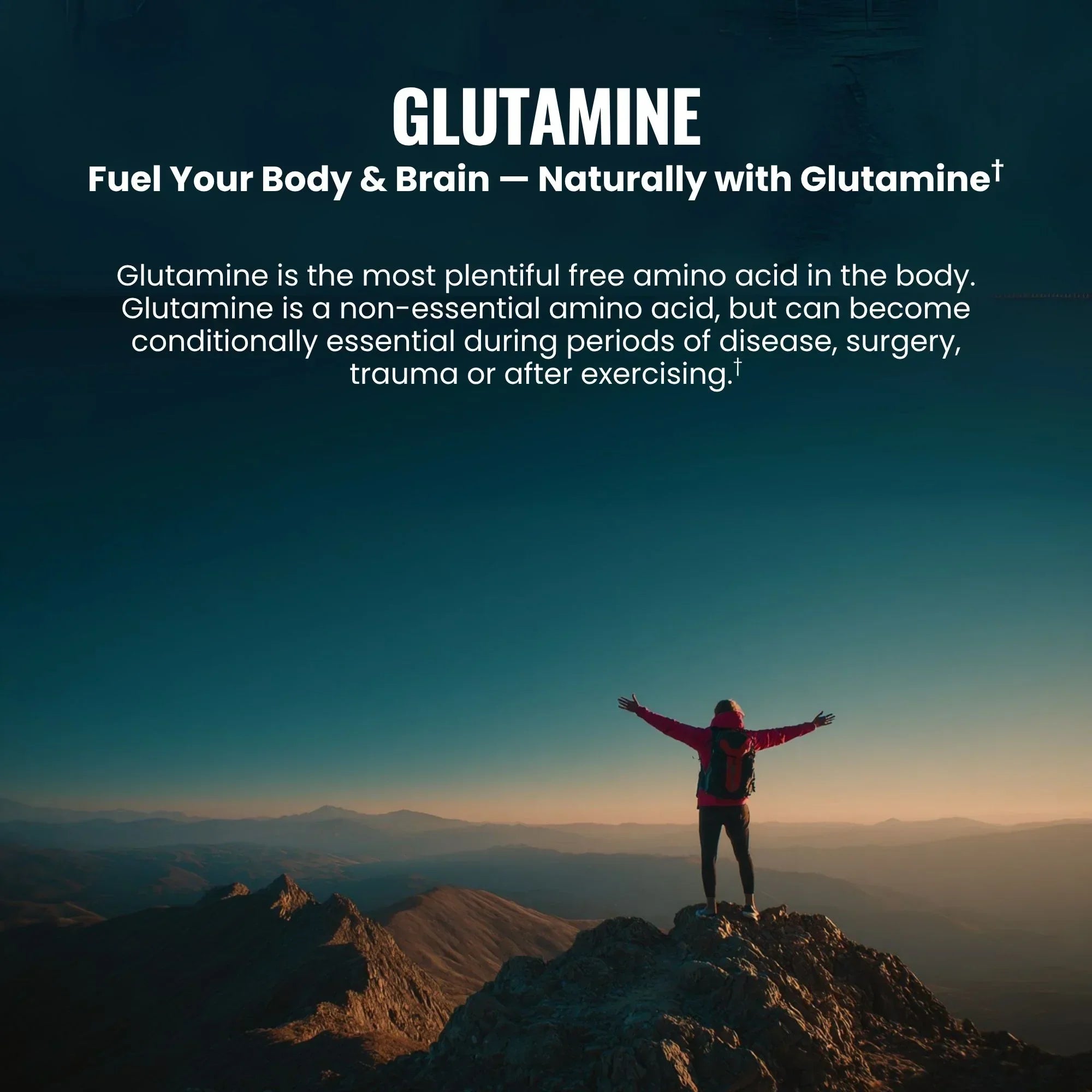 Super Glutamine 1000 Powder - Pain & Stress Center