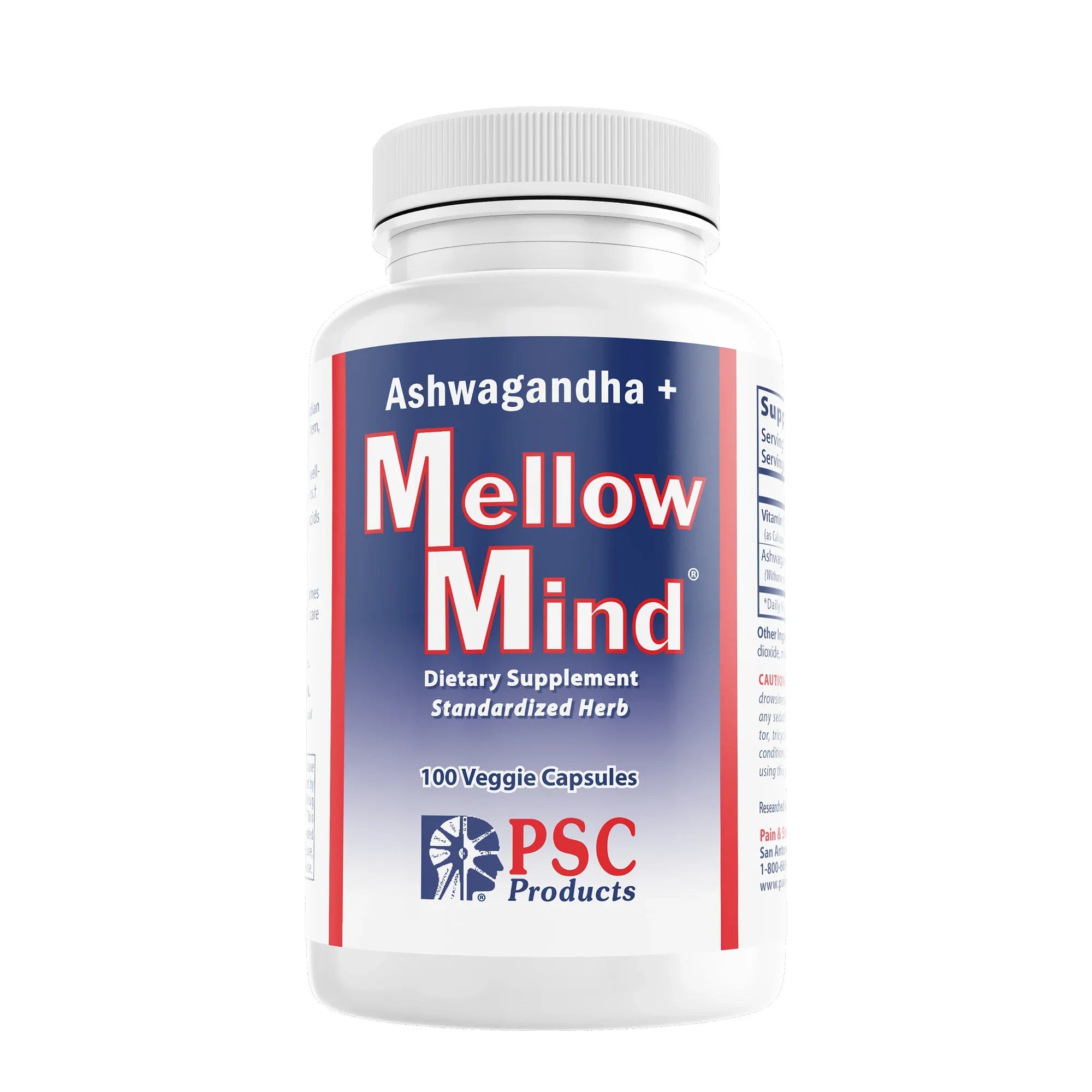 Ashwagandha + Mellow Mind® - Pain & Stress Center
