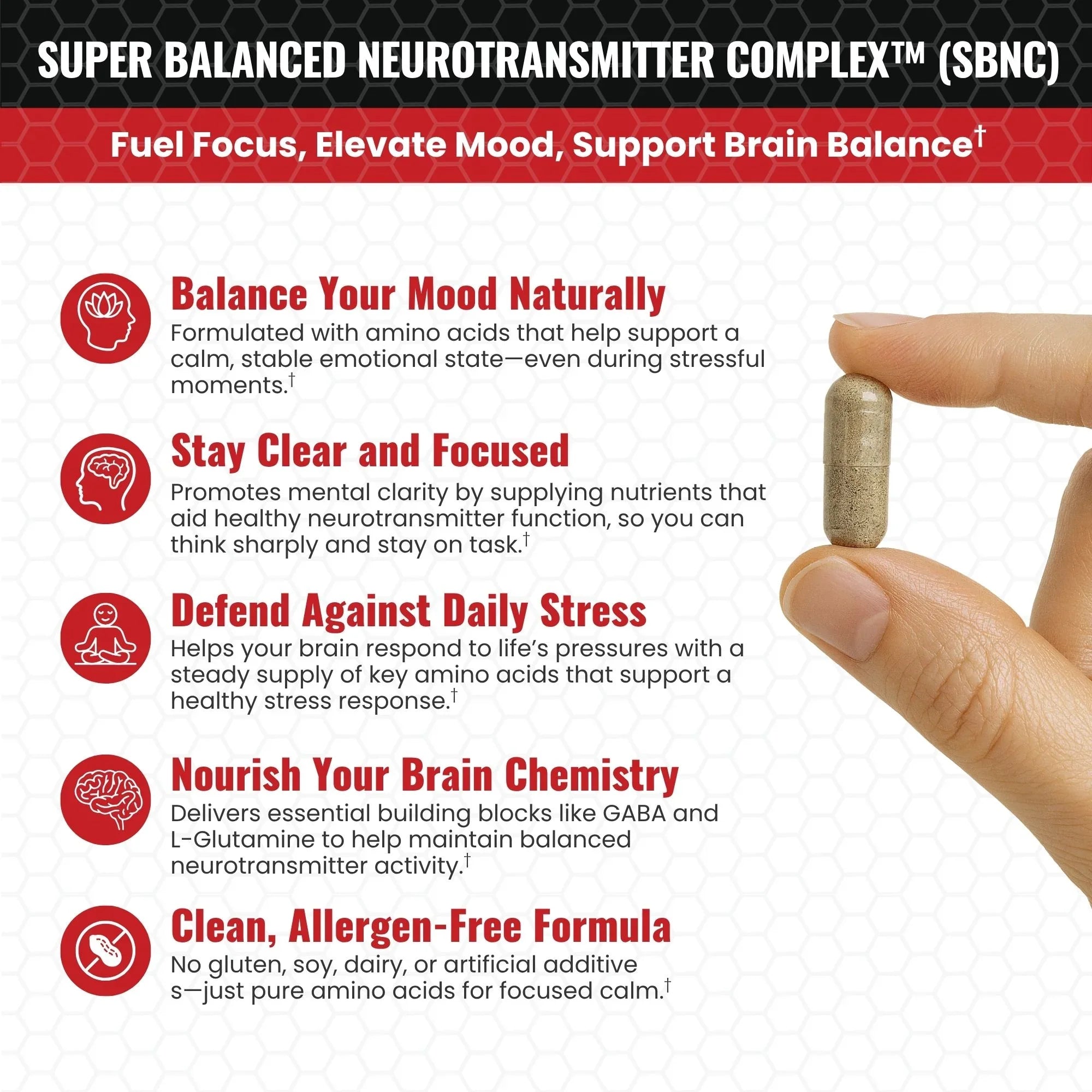 Super Balanced Neurotransmitter Complex™ (SBNC) - Pain & Stress Center