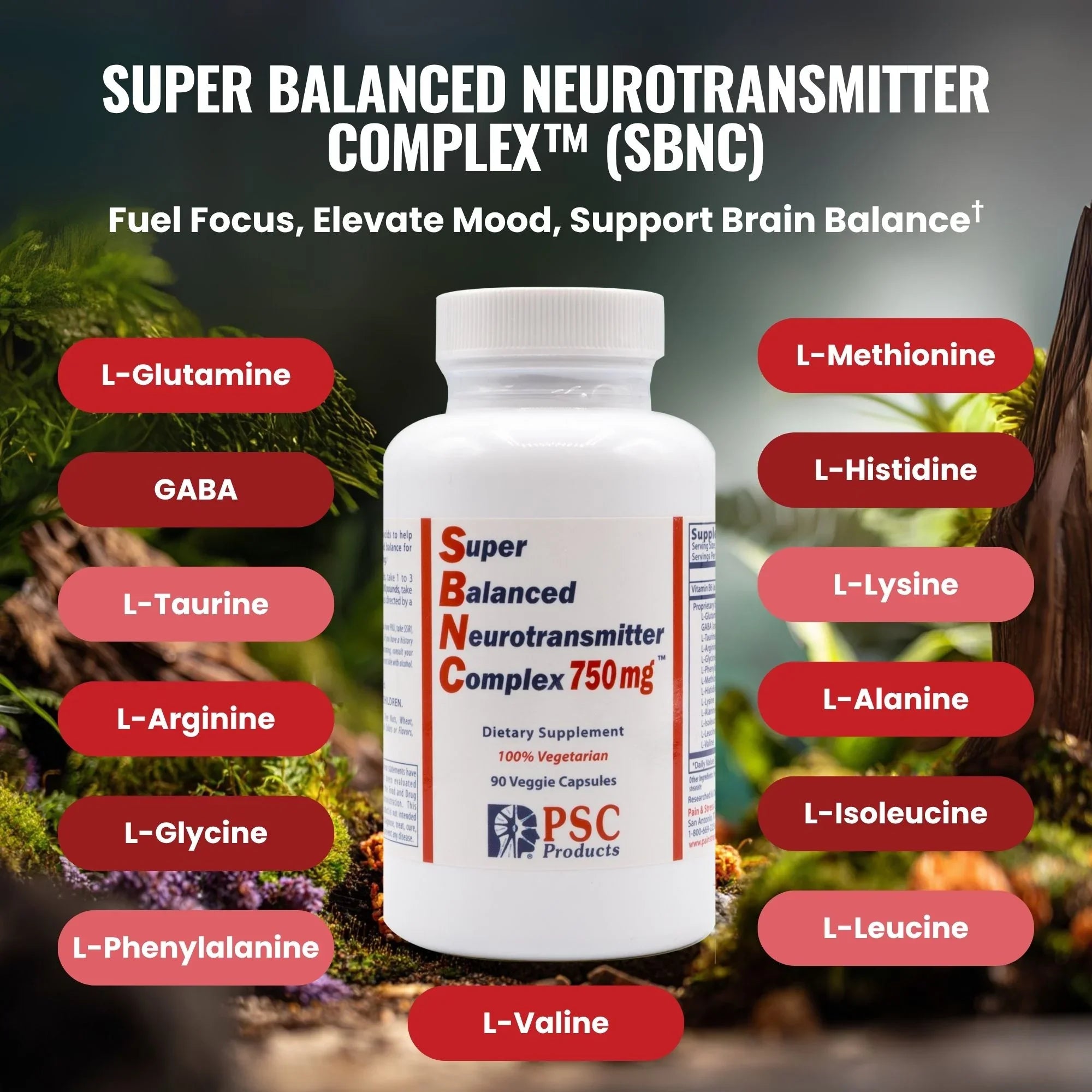 Super Balanced Neurotransmitter Complex™ (SBNC) - Pain & Stress Center