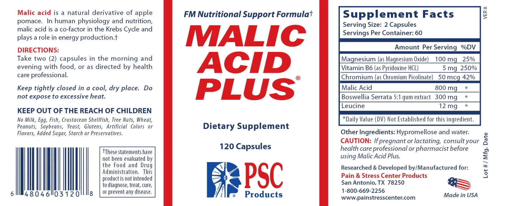 Malic Acid Plus® - Pain & Stress Center