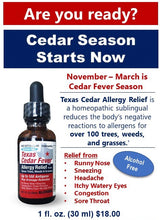 Load image into Gallery viewer, Texas Cedar Fever