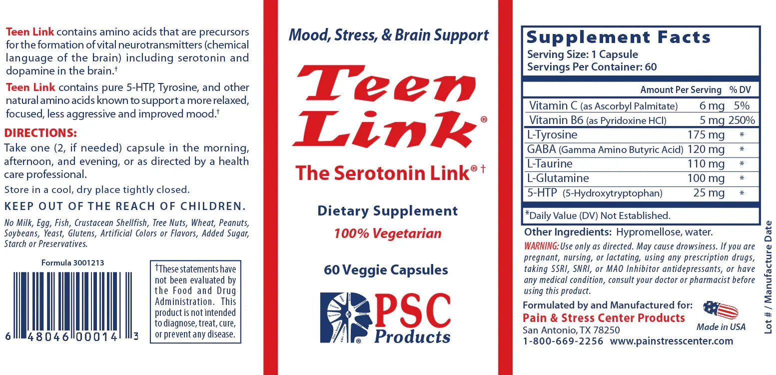 Teen Link® - Pain & Stress Center